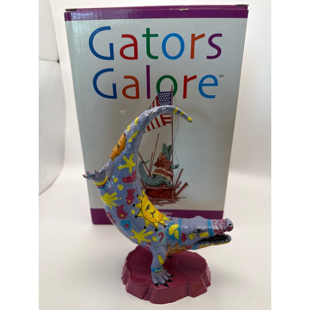 Gators Galore 2002 Sunshine Gator-mind Figurine Limited Edition Celestial Sun 7"